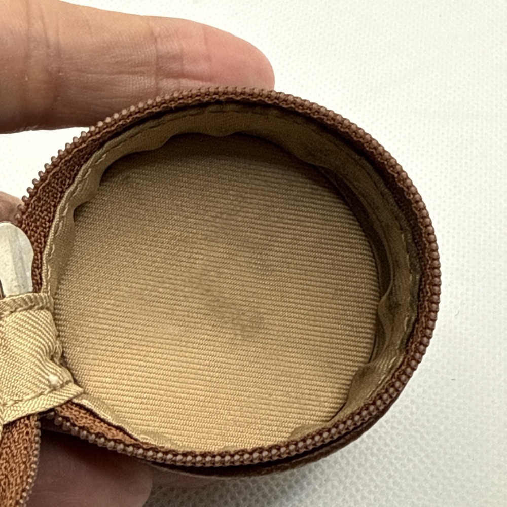 Levenger Zip-n-Store Earbud Accessory Holder Nutmeg Leather Box Issues - Picture 9 of 12